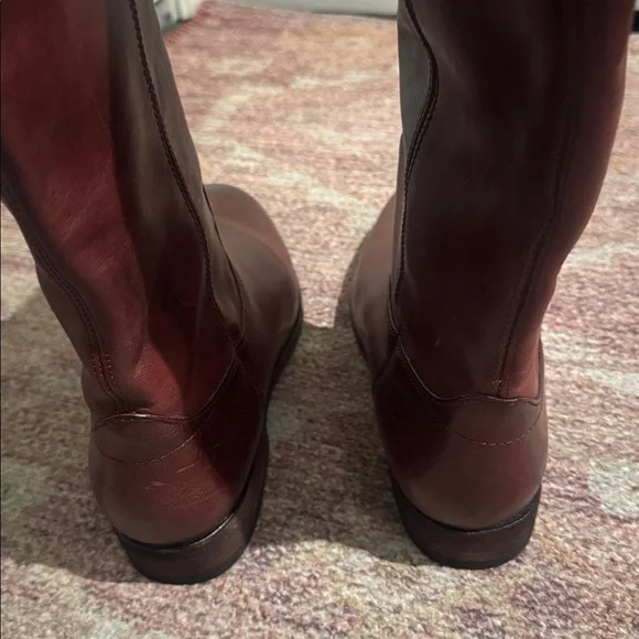 NEW Frye Melissa button 2 tall boots brown 8.5 - Picture 5 of 8